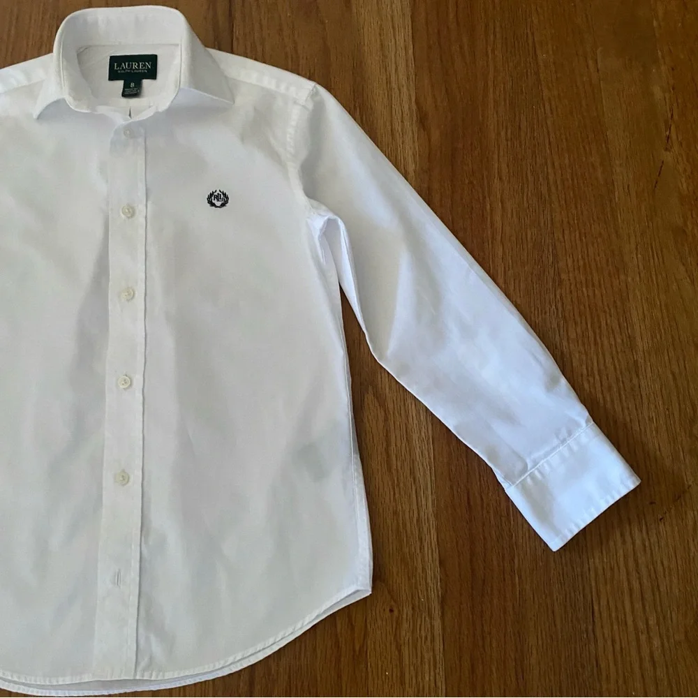 Ralph Lauren White Formal Boy’s Shirt